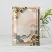 PREMIUM Uitnodigingskaart Ontwerp Kaart (Staand voorkant)