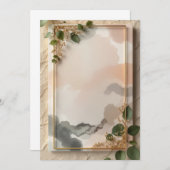 PREMIUM Uitnodigingskaart Ontwerp Kaart (Voorkant / Achterkant)