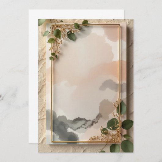 PREMIUM Uitnodigingskaart Ontwerp Kaart (Voorkant / Achterkant)