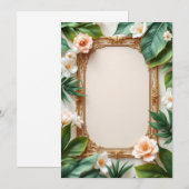 PREMIUM Uitnodigingskaart ontwerp Kaart (Voorkant / Achterkant)