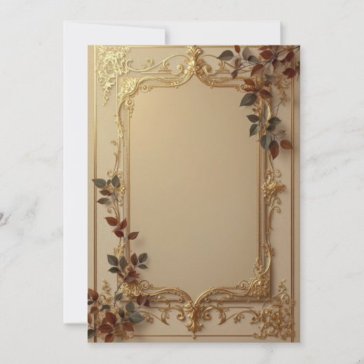 PREMIUM Uitnodigingskaart Ontwerp Kaart (Voorkant)