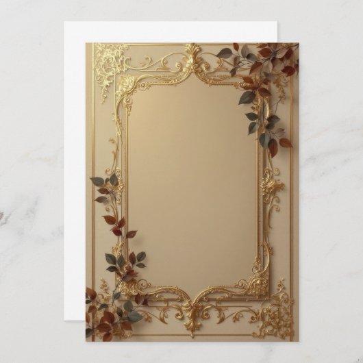 PREMIUM Uitnodigingskaart Ontwerp Kaart (Voorkant / Achterkant)