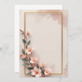 PREMIUM Uitnodigingskaart ontwerp Kaart (Voorkant / Achterkant)