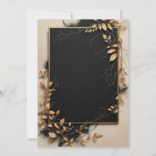 PREMIUM Uitnodigingskaart Ontwerp Kaart (Voorkant)