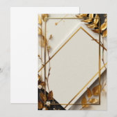 PREMIUM Uitnodigingskaart ontwerp Kaart (Voorkant / Achterkant)