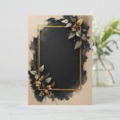 PREMIUM Uitnodigingskaart Ontwerp Kaart (Staand voorkant)