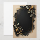 PREMIUM Uitnodigingskaart Ontwerp Kaart (Voorkant / Achterkant)