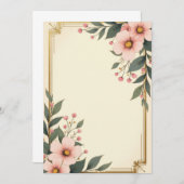 PREMIUM Uitnodigingskaart Ontwerp Kaart (Voorkant / Achterkant)