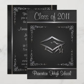 Premium - uitvindingen voor zwart en zilver-gradat kaart (Voorkant / Achterkant)