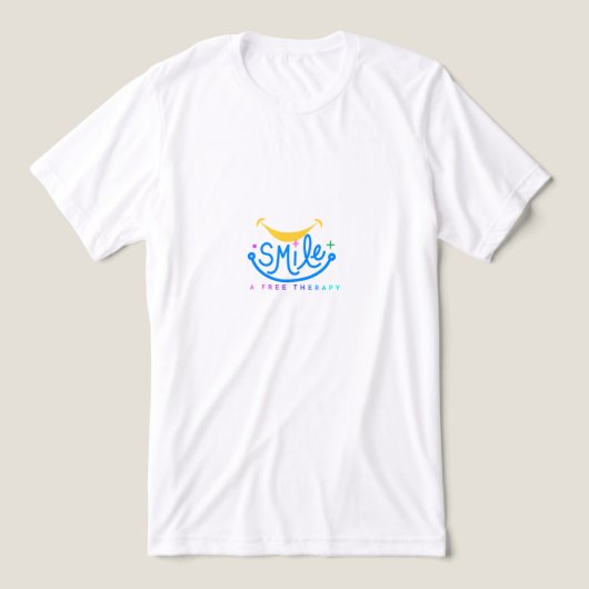 Premium Unisex Round Neck Cotton T-Shirt (Design voorkant)