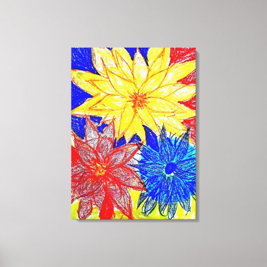 Premium verpakt canvas (glans) contrasteren afdruk (Voorkant)