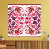 Premium verpakt Canvas (glans) Passion Red (Insitu (Woonkamer))