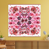 Premium verpakt Canvas (glans) Passion Red Afdruk (Insitu (Woonkamer))