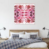 Premium verpakt Canvas (glans) Passion Red Afdruk (Insitu (Slaapkamer))