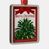 Premium-versiering van de Zuidelijke Kerstpalmboom Metalen Ornament (Rechts)