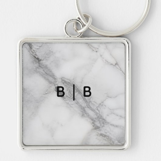 Premium Vierkant, Klein Sleutelhanger (Voorkant)