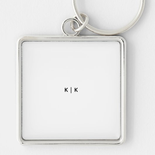 Premium vierkant, klein sleutelhanger (Voorkant)
