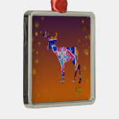 Premium Vierkant Ornament Mandala Herten (Rechts)