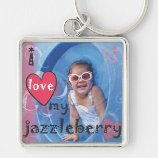 Premium vierkante sleutelhanger