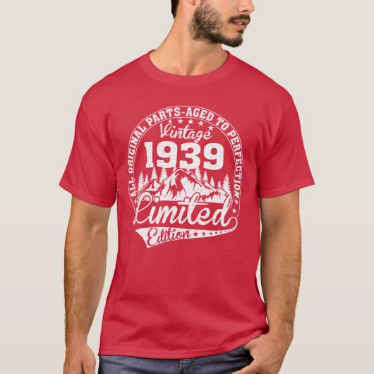PREMIUM VINTAGE 1939 funny T-shirt (Voorkant)