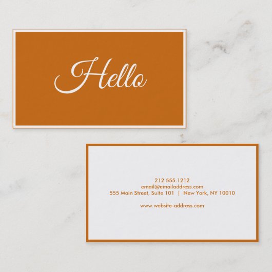 Premium Visitekaartje (Voorkant / Achterkant)