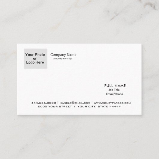 Premium Visitekaartjes - Aangepaste Folie/Getextur (Voorkant)