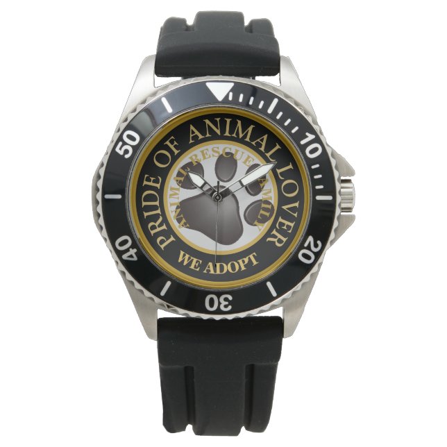Premium voor Dierenvriend Horloge (Voorkant)