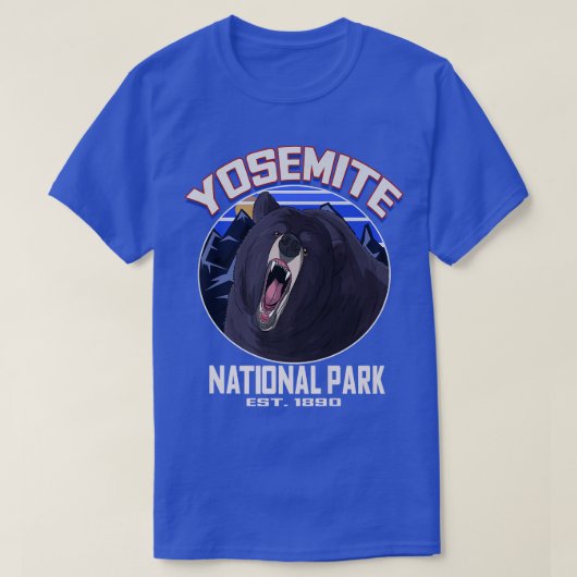 Premium voor het nationale park Yosemite Beer T-shirt (Design voorkant)