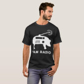 Premium voor Mannen radio-uitzendingen T-shirt (Voorkant volledig)