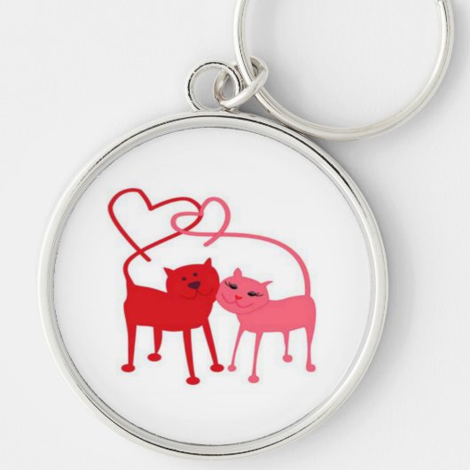 Premium voor valentijnen sleutelhanger (Voorkant)