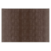 Premium Walnut Brown Glass Kitchen Board Snijplank (Voorkant)