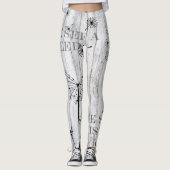 Premium witte leggings | Glad, Ademend & Flexibel (Voorkant)