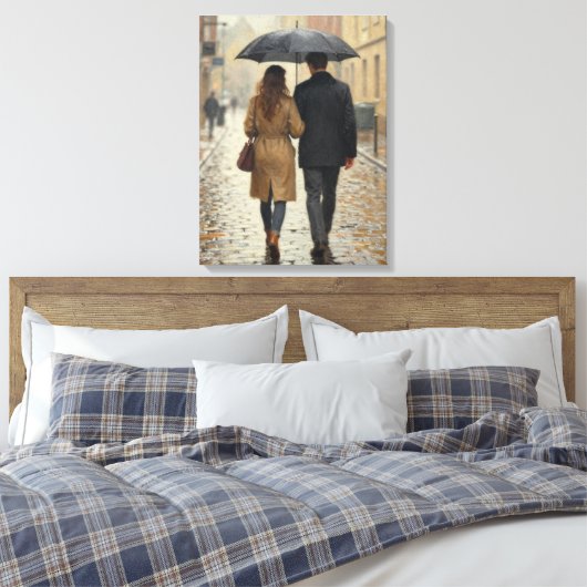 Premium Wrapped Canvas 18 x 24 in Afdruk (Insitu (Slaapkamer))
