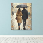 Premium Wrapped Canvas 18 x 24 in Afdruk (Insitu (Houten vloer))