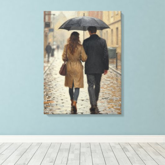 Premium Wrapped Canvas 18 x 24 in Afdruk (Insitu (Houten vloer))