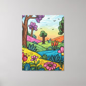 Premium Wrapped Canvas 30" x 40" Afdruk (Voorkant)