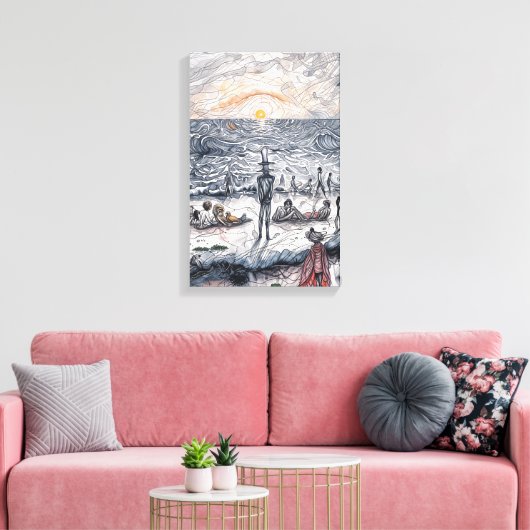 Premium - Wrapped Canvas Afdruk (Insitu (Woonkamer))