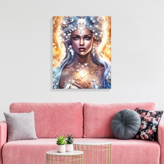 - Premium - Wrapped Canvas (gloss) Afdruk (Insitu (Woonkamer))
