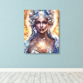 - Premium - Wrapped Canvas (gloss) Afdruk (Insitu (Houten vloer))