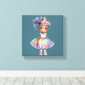 - Premium - Wrapped Canvas (gloss) Afdruk (Insitu (Houten vloer))