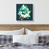 - Premium - Wrapped Canvas (gloss) Afdruk (Insitu (Slaapkamer))