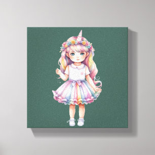 - Premium - Wrapped Canvas (gloss) Afdruk