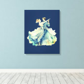 - Premium - Wrapped Canvas (gloss) Afdruk (Insitu (Houten vloer))