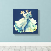 - Premium - Wrapped Canvas (gloss) Afdruk (Insitu (Houten vloer))
