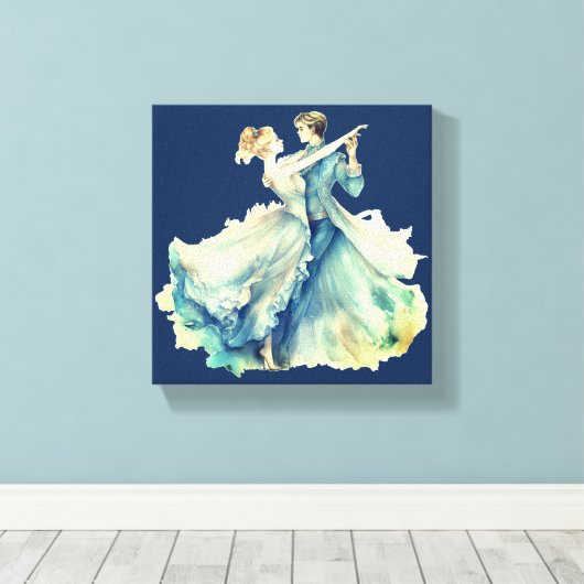 - Premium - Wrapped Canvas (gloss) Afdruk (Insitu (Houten vloer))