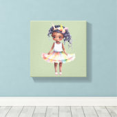 - Premium - Wrapped Canvas (gloss) Afdruk (Insitu (Houten vloer))