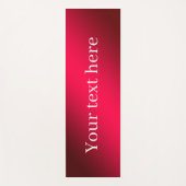 Premium Yoga Mat with custom background and text (Voorkant)