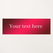 Premium Yoga Mat with custom background and text (Voorkant (horizontaal))