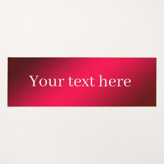 Premium Yoga Mat with custom background and text (Voorkant (horizontaal))