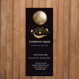Premium Zakelijk Logo Deur Hanger Luxe Aangepast